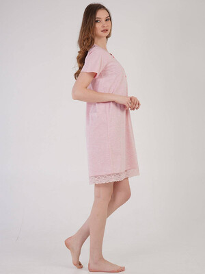 Купить Хлопковая ночная сорочка с кружевом VIENETTA 2113940000 в Украина в Lingerie.ua - Одяг для дому та відпочинку, Фото 5