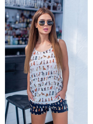 Купить Комплект из майки и шорт LINGERIE 170317 в Украина в Lingerie.ua - Одяг для дому та відпочинку, Фото 23