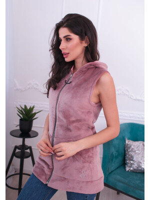 Купить Теплый жилет с флисовой подкладкой LINGERIE 170412-P в Украина в Lingerie.ua - Одяг для дому та відпочинку, Фото 3