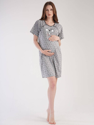 Хлопковая туника для беременных и кормящих мам VIENETTA 3041391848