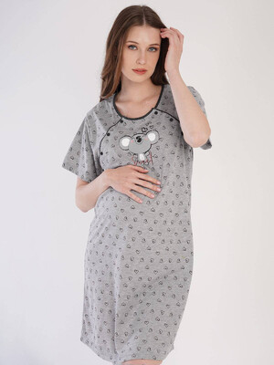 Купить Бавовняна туніка для вагітних і годуючих мам VIENETTA 3041391848 в Украина в Lingerie.ua - Одяг для дому та відпочинку, Фото 5