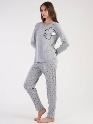 Купить Домашний комплект женский с длинным рукавом VIENETTA 3041341848 в Украина в Lingerie.ua - Одяг для дому та відпочинку, Фото 3