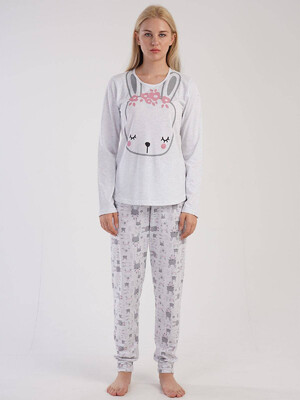 Купить Хлопковый комплект с брюками на манжете VIENETTA 3032610782 в Украина в Lingerie.ua - Одяг для дому та відпочинку, Фото 2