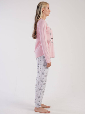 Купить Хлопковый комплект с брюками на манжете VIENETTA 3032610782 в Украина в Lingerie.ua - Одяг для дому та відпочинку, Фото 3