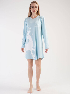 Купить Хлопковая туника с длинным рукавом VIENETTA 3031290000 в Украина