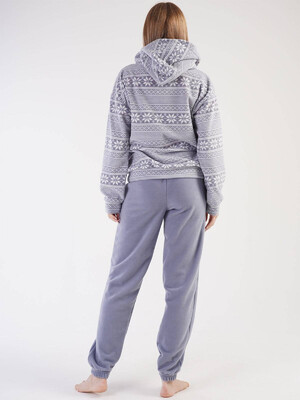 Купить Флисовый домашний костюм с капюшоном VIENETTA 3030233972 в Украина в Lingerie.ua - Одяг для дому та відпочинку, Фото 6