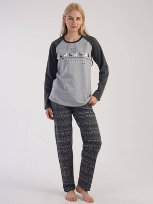 Купить Байковый комплект с длинным рукавом VIENETTA 3040941849 в Украина в Lingerie.ua - Одяг для дому та відпочинку, Фото 1