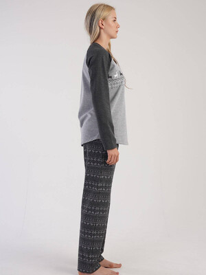 Купить Байковый комплект с длинным рукавом VIENETTA 3040941849 в Украина в Lingerie.ua - Одяг для дому та відпочинку, Фото 4