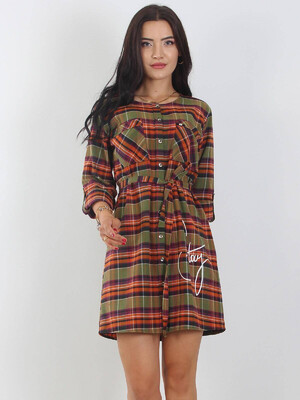 Купить Фланелевый халат на пуговицах JEN 03402 в Украина в Lingerie.ua - Одяг для дому та відпочинку, Фото 3