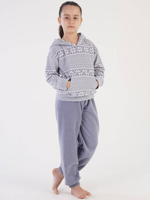 Купить Флисовый домашний костюм с брюками VIENETTA 3030243972 в Украина в Lingerie.ua - Одяг для дому та відпочинку, Фото 4