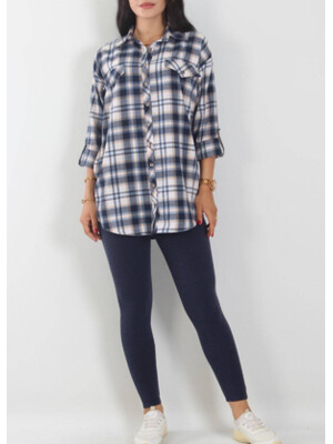 Купить Костюм из фланелевой рубашки и легенсов JEN 03499 в Украина в Lingerie.ua - Одяг для дому та відпочинку, Фото 2