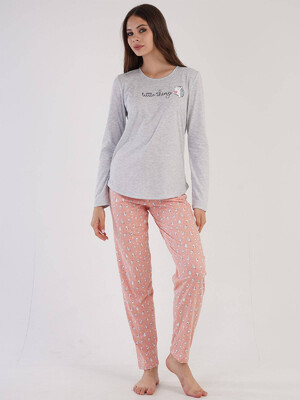 Бавовняний домашній комплект з довгим рукавом VIENETTA 3041223414