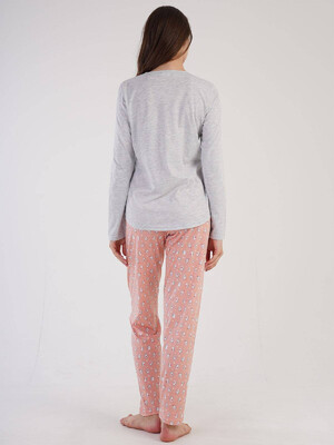 Купить Хлопковый домашний комплект с длинный рукавом VIENETTA 3041223414 в Украина в Lingerie.ua - Одяг для дому та відпочинку, Фото 2