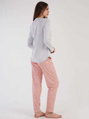 Купить Хлопковый домашний комплект с длинный рукавом VIENETTA 3041223414 в Украина в Lingerie.ua - Одяг для дому та відпочинку, Фото 3