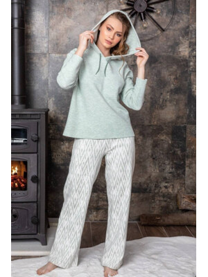 Купить Кашемировый костюм с капюшоном MISSENDO U6737 в Украина в Lingerie.ua - Одяг для дому та відпочинку, Фото 4