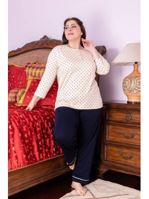 Купить Бавовняна піжама зі штанами SABRINA О-42170 в Украина в Lingerie.ua - Одяг для дому та відпочинку, Фото 2