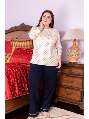 Купить Бавовняна піжама зі штанами SABRINA О-42170 в Украина в Lingerie.ua - Одяг для дому та відпочинку, Фото 5