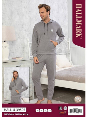 Купить Байковый костюм с худи HALLMARK U-39505 в Украина в Lingerie.ua - Одяг для дому та відпочинку, Фото 3