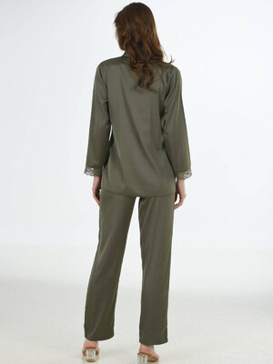 Купить Шелковая пижама с длинным рукавом VIENETTA 1612425290 в Украина в Lingerie.ua - Одяг для дому та відпочинку, Фото 2