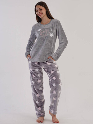 Купить Плюшевый теплый домашний костюм VIENETTA 3040693983 в Украина в Lingerie.ua - Одяг для дому та відпочинку, Фото 3