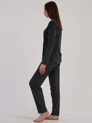 Купить Велюровый костюм с брюками VIENETTA 3060040000 в Украина в Lingerie.ua - Одяг для дому та відпочинку, Фото 4