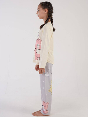 Купить Хлопковая пижама с длинным рукавом VIENETTA KIDS 3051331510 в Украина в Lingerie.ua - Одяг для дому та відпочинку, Фото 4