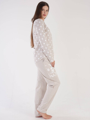 Купить Байковая пижама с длинным рукавом VIENETTA 3032591379 в Украина в Lingerie.ua - Одяг для дому та відпочинку, Фото 5