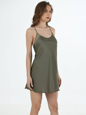 Купить Шелковый пеньюар с кружевом VIENETTA 1612565001 в Украина в Lingerie.ua - Одяг для дому та відпочинку, Фото 3