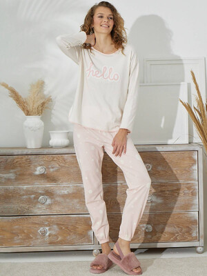 Купить Хлопковый комплект с брюками SEVIM 15056 в Украина в Lingerie.ua - Одяг для дому та відпочинку, Фото 4