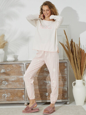 Купить Хлопковый комплект с брюками SEVIM 15056 в Украина в Lingerie.ua - Одяг для дому та відпочинку, Фото 5