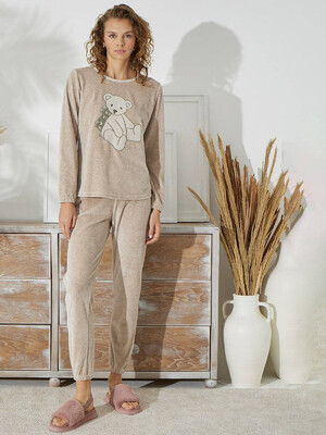 Купить Велюровый комплект с брюками SEVIM 15095 в Украина в Lingerie.ua - Одяг для дому та відпочинку, Фото 3