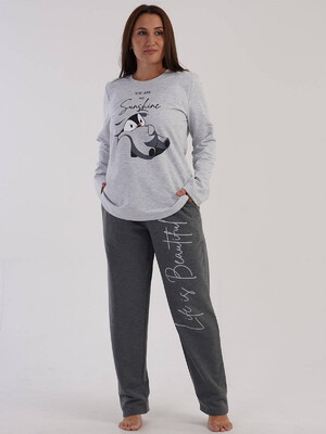 Купить Байковый комплект с длинным рукавом VIENETTA 3052220000 в Украина в Lingerie.ua - Одяг для дому та відпочинку, Фото 2