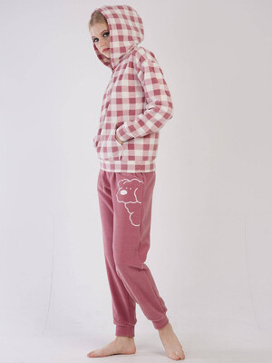 Купить Флисовый костюм с капюшоном VIENETTA 3041542812 в Украина в Lingerie.ua - Одяг для дому та відпочинку, Фото 2