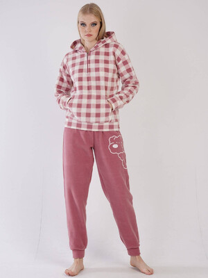 Купить Флисовый костюм с капюшоном VIENETTA 3041542812 в Украина в Lingerie.ua - Одяг для дому та відпочинку, Фото 4