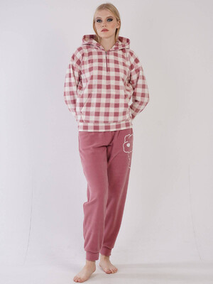 Купить Флисовый костюм с капюшоном VIENETTA 3041542812 в Украина в Lingerie.ua - Одяг для дому та відпочинку, Фото 6