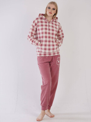 Купить Флисовый костюм с капюшоном VIENETTA 3041542812 в Украина в Lingerie.ua - Одяг для дому та відпочинку, Фото 7