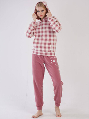 Купить Флисовый костюм с капюшоном VIENETTA 3041542812 в Украина в Lingerie.ua - Одяг для дому та відпочинку, Фото 9