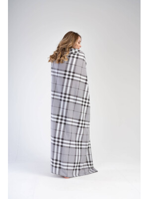 Купить Флисовый плед в клетку VIENETTA 3030300188 в Украина в Lingerie.ua - Одяг для дому та відпочинку, Фото 2