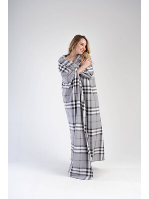 Купить Флисовый плед в клетку VIENETTA 3030300188 в Украина в Lingerie.ua - Одяг для дому та відпочинку, Фото 6