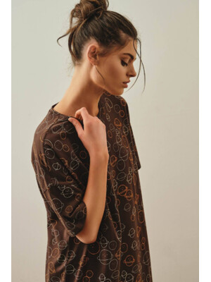 Купить Хлопковая туника с коротким рукавом HAYS 27146 в Украина в Lingerie.ua - Одяг для дому та відпочинку, Фото 2