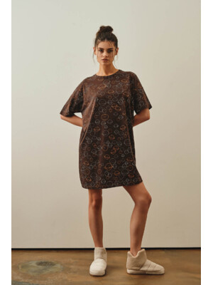 Купить Хлопковая туника с коротким рукавом HAYS 27146 в Украина в Lingerie.ua - Одяг для дому та відпочинку, Фото 3