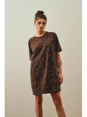 Купить Хлопковая туника с коротким рукавом HAYS 27146 в Украина в Lingerie.ua - Одяг для дому та відпочинку, Фото 13