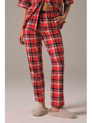 Купить Классическая пижама в клетку с коротким рукавом HAYS 27461 в Украина в Lingerie.ua - Одяг для дому та відпочинку, Фото 13