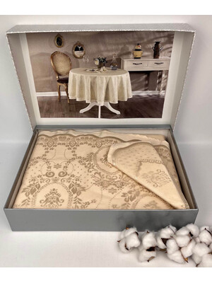 Купить Скатерть с гипюровым полотном и салфетками MAISON D`OR Marinella в Украина