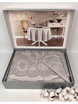 Купить Скатерть с гипюровым полотном и салфетками MAISON D`OR Marinella в Украина в Lingerie.ua - Одяг для дому та відпочинку, Фото 3