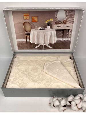 Купить Скатерть с гипюровым полотном и салфетками MAISON D`OR Marinella в Украина в Lingerie.ua - Одяг для дому та відпочинку, Фото 4