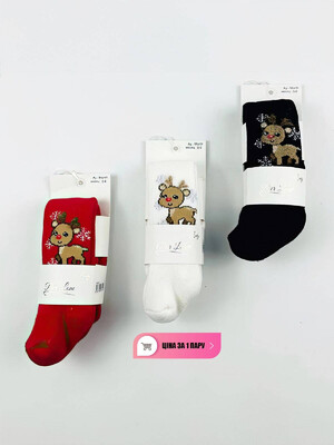 Купить Махровые колготы детские с олененком PIER LONE 613 в Украина