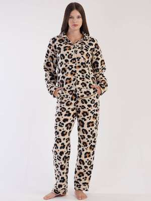 Купить Флисовая пижама классическая VIENETTA 3031690280 в Украина в Lingerie.ua - Одяг для дому та відпочинку, Видео