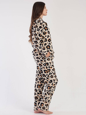 Купить Флисовая пижама классическая VIENETTA 3031690280 в Украина в Lingerie.ua - Одяг для дому та відпочинку, Фото 2