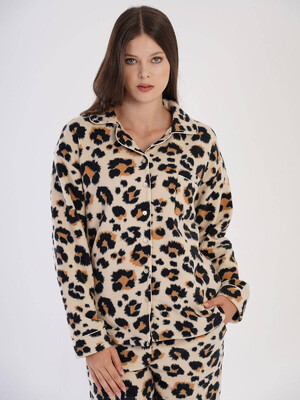 Купить Флисовая пижама классическая VIENETTA 3031690280 в Украина в Lingerie.ua - Одяг для дому та відпочинку, Фото 4